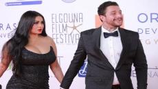 بعد وفاة والده.. أحمد الفيشاوي برفقة زوجته بجلسة تصوير جديدة