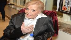 الظهور الأول لـ نادية لطفي بعد جراحة العمود الفقري