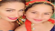 لي لي.. إبنه مي سليم.. تغني لها في عيد ميلادها