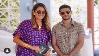 صورة.. أمينة خليل ومينا مسعود من مهرجان الجونة