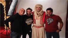 أحمد عز و أفيش مسرحية “علاء الدين”