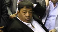 حزن عبد الباسط حموده في عزاء شعبان عبد الرحيم