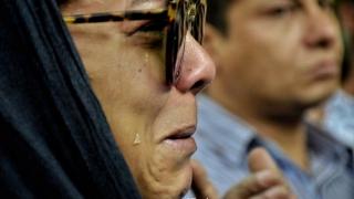 انهيار ناهد السباعي في جنازة هيثم أحمد زكي