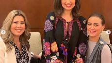 هبة مجدي تنشر صور من داخل مؤتمر مسرحية “الملك لير” بالرياض