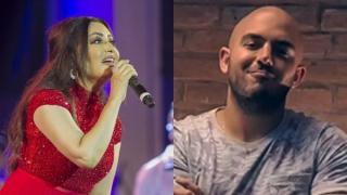 سخرية الجمهور من محمود العسيلي بعد ركوع لطيفة على المسرح بسبب معجبة