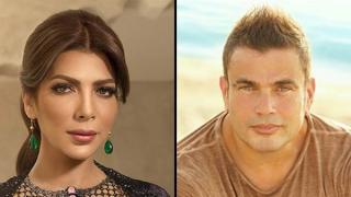 أصالة سعيدة بغناها مع الهضية عمرو دياب