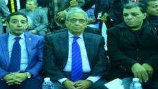 عمرو موسى من عزاء الراحل شعبان عبد الرحيم