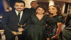 أنغام وزوجها وإنجي علي الأفضل في 2019 بمهرجان الفضائيات العربية