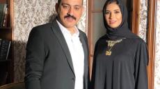 فوزية محمد برفقة محمد دياب من كواليس تصوير “بحر”