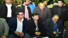 هاني شاكر ونقابته يقدمون واجب العزاء لأسرة شعبان عبد الرحيم