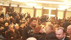 يحيى الفخراني في عزاء سمير سيف