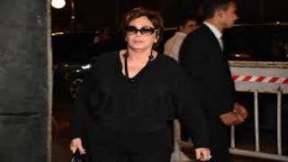 انهيار لبلبة في عزاء الراحل فاروق الفيشاوي