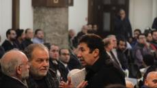 هاني رمزي من عزاء المخرج سمير سيف